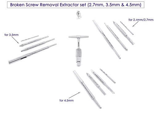 Set estrattore rimozione viti